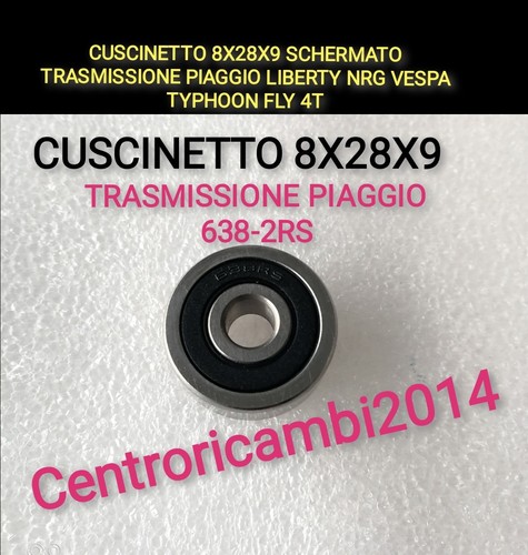 Cuscinetto 8x28x9 schermato - cuscinetto,